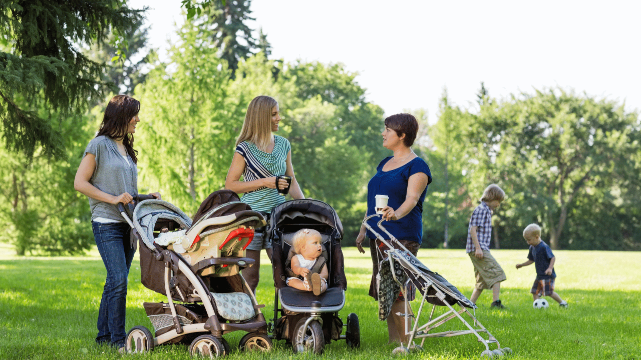 Different types of front-facing strollers