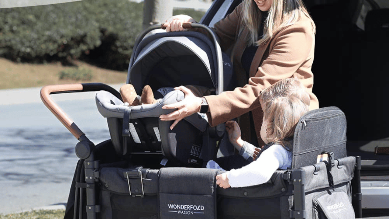 Stroller Wagon with Car Seat Adapter