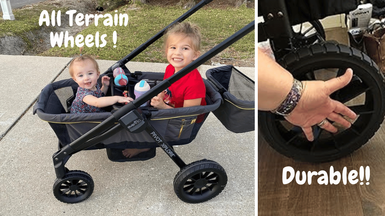 All-Terrain Wheels Of The Stroller Wagon