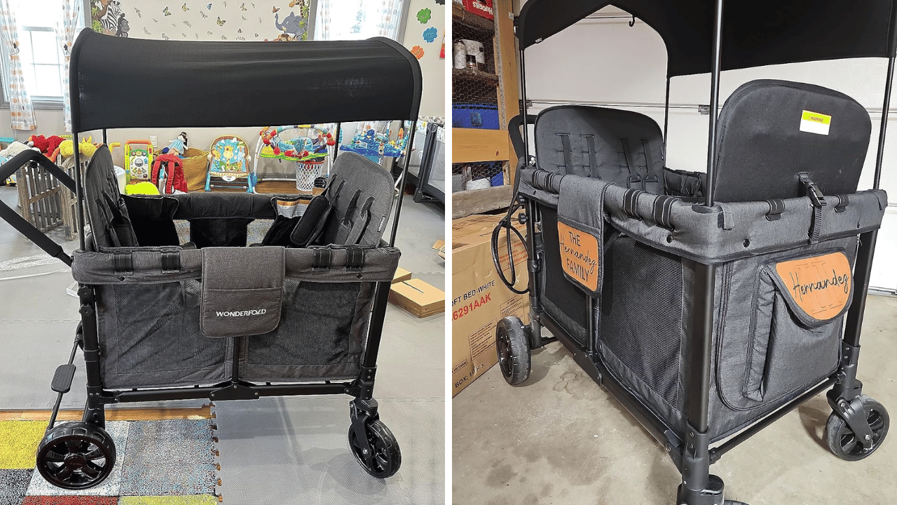 WonderFold W4 Multi-Function Stroller Wagon - Holds the Most Weight